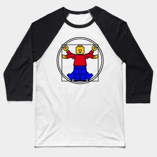 Lego Man Vitruvius Baseball T-Shirt